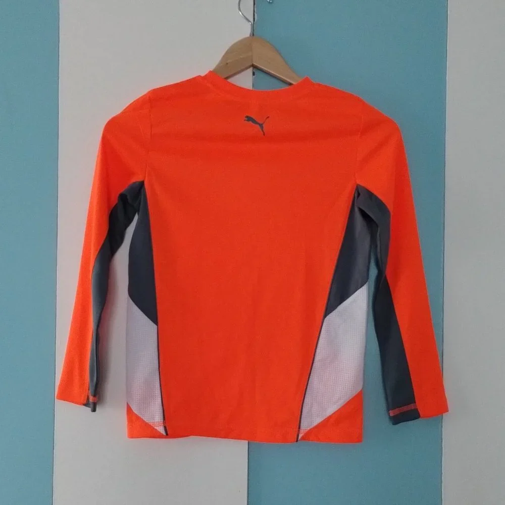 Puma Neon Orange Long Sleeve - Picture 2 of 5